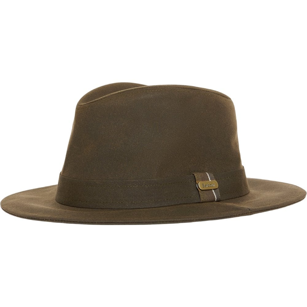 Barbour Vintage Wax Bushman Hat Olive