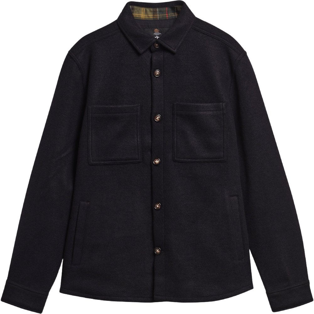 Barbour Marltown Overshirt Navy Marl