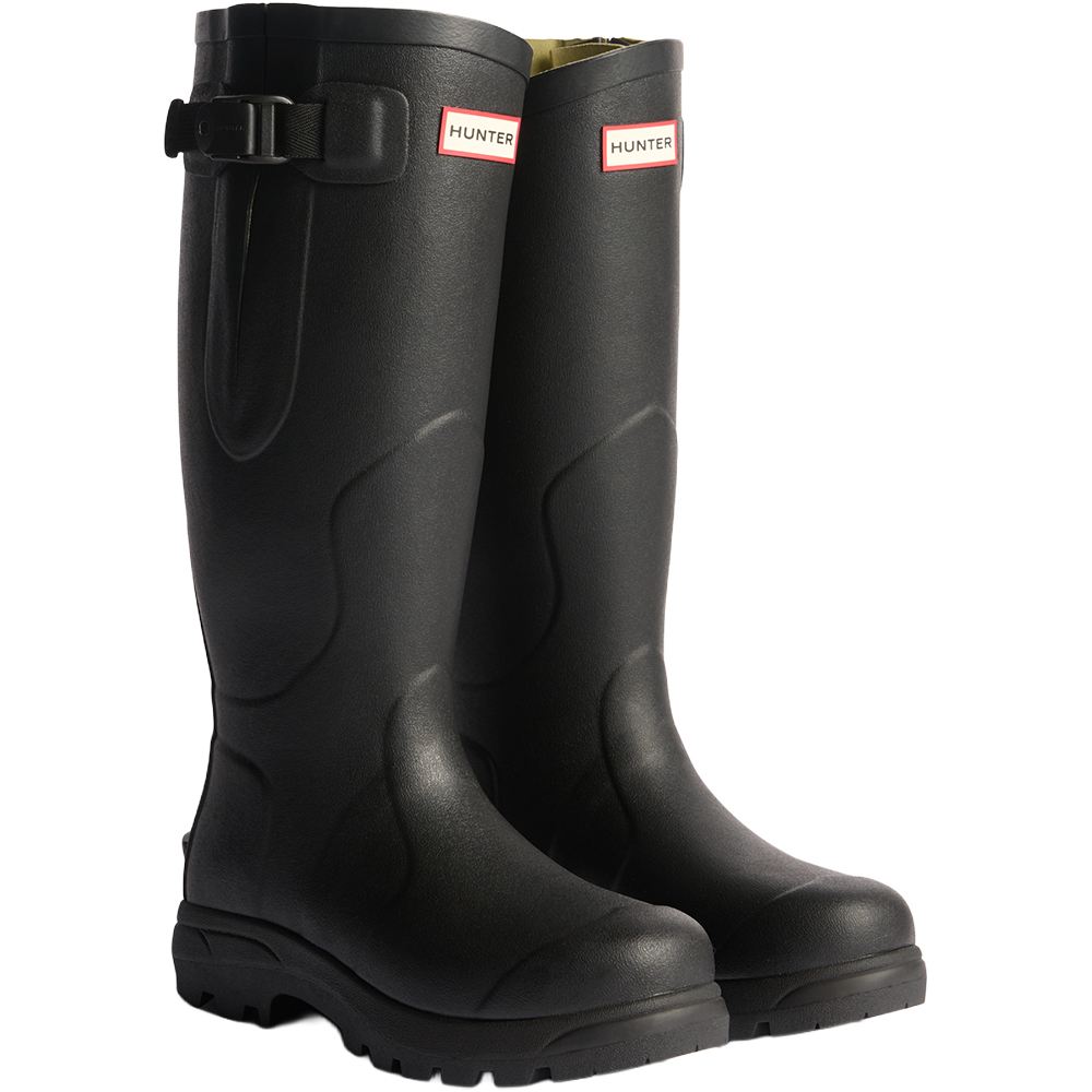Hunter Boots Balmoral Mkii Side Adj Boot Black