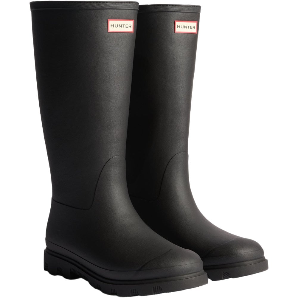 Hunter Boots Downpour Tall Insulated Boot Black