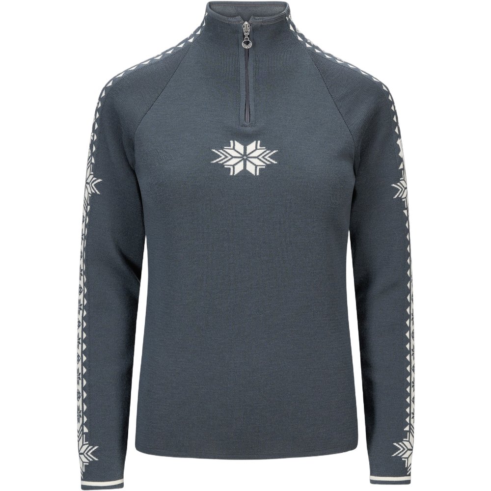 Dale of Norway Geilo Fem Sweater Steel Offwhite