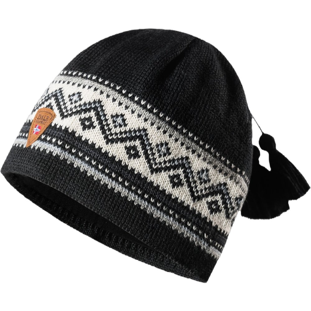 Dale of Norway Vail Hat Black White Grey Sand