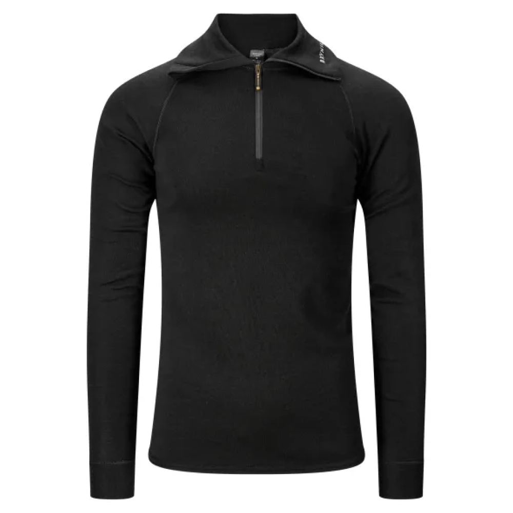 Brynje Classic Zip Polo Shirt Black