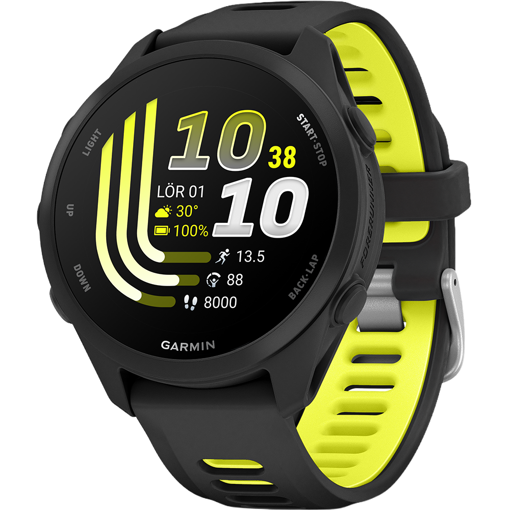 Garmin Forerunner 170 Music, Gps, Wifi Black/Amp Yellow