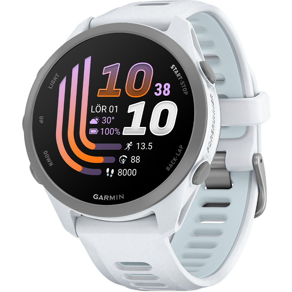 Garmin Forerunner 170 Music, Gps, Wifi Whitestone/Cloud Blue