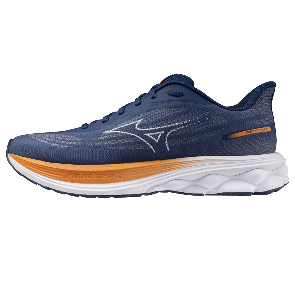 Mizuno Ms Wave Skyrise 7 Estate Blue/White/Coral Rose