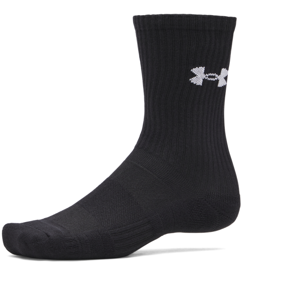 Under Armour Performance Cotton 3P Crew Black