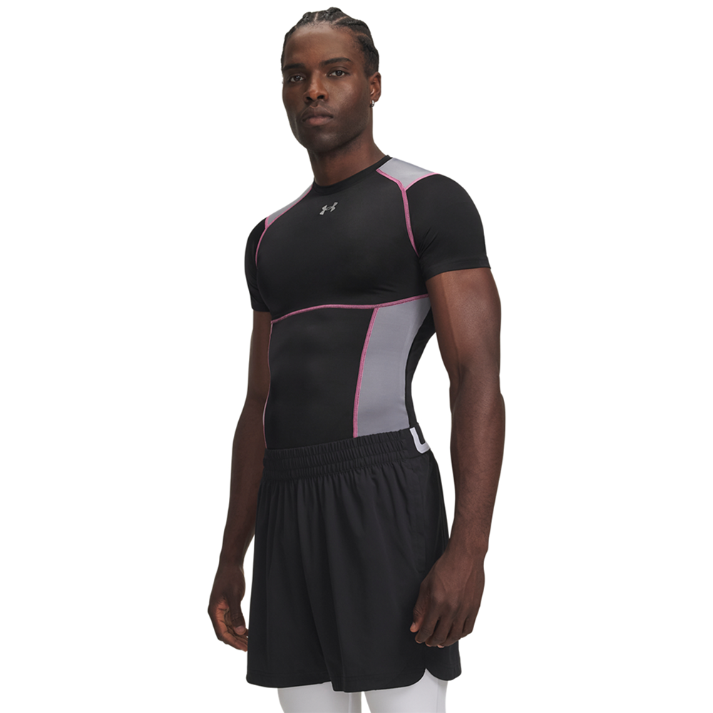 Under Armour M's Heatgear Elite Comp Short Sleeve Mod Gray