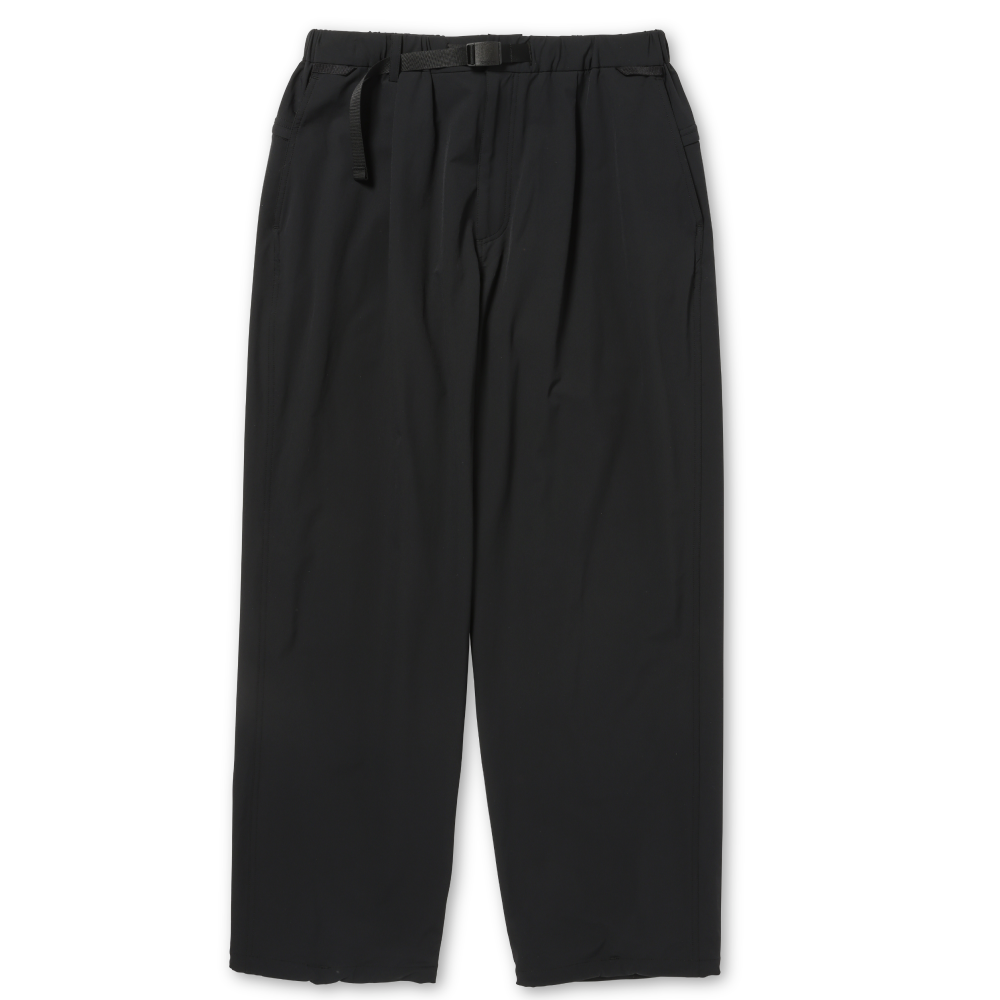 Snow Peak Water-Repellent Stretch Relaxed Pants Black