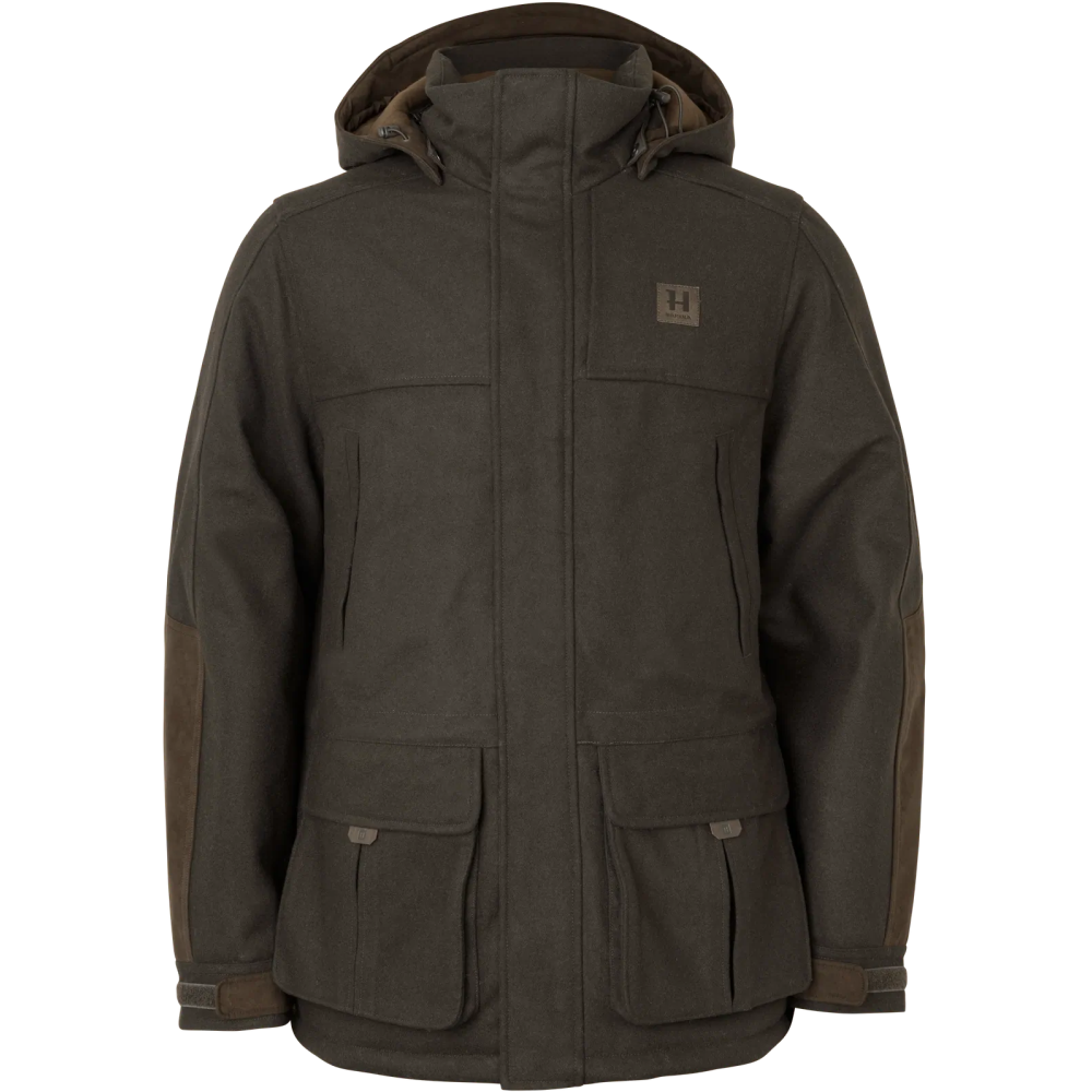 Härkila Kodiak CleverWool HSP Fôret Jakke Dark Hunting Green/Shadow Brown