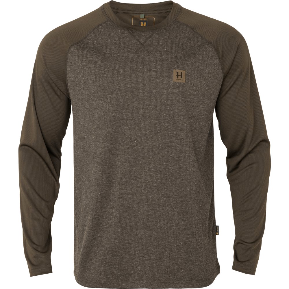 Härkila Kodiak Cleverwool Långärmad T-Shirt Dark Hunting Green