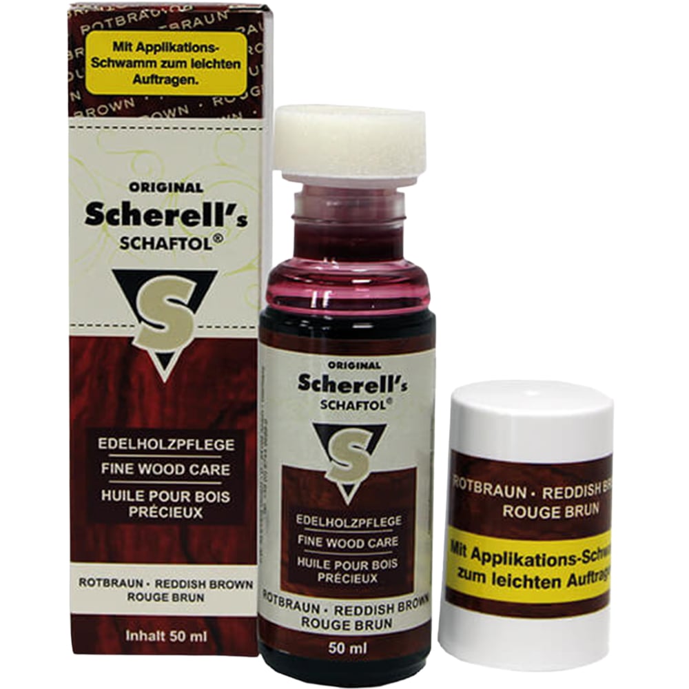 Ballistol Scherell’s Schaftol Kolbeolje 50 ml Rødbrun