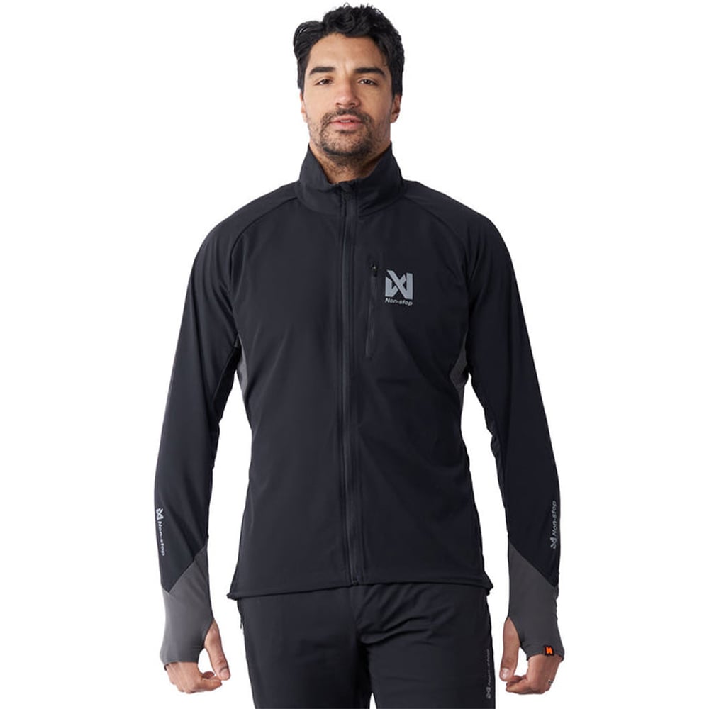 Non-Stop Dogwear M's Canix Warm-Up Jacket Black/Orange