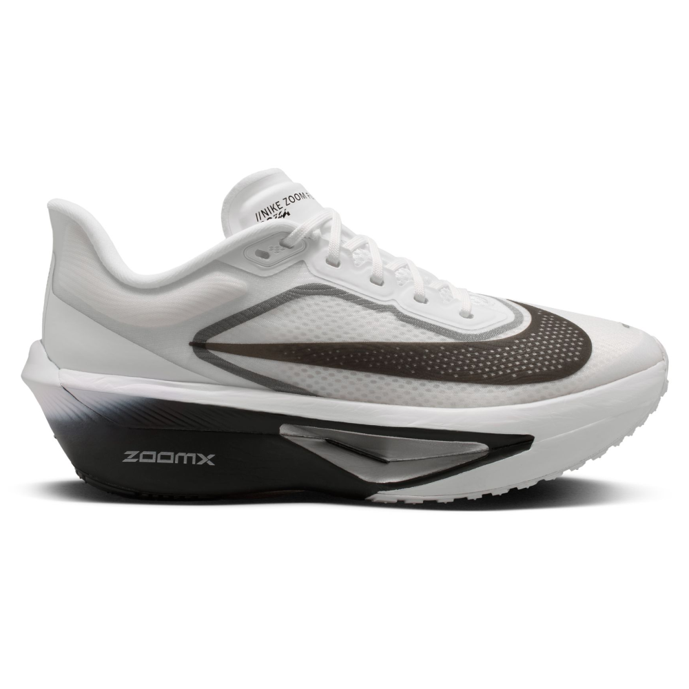 Nike W's Zoom Fly 6 Road Racing Shoes White/Black-Smoke Grey-Metallic Silver