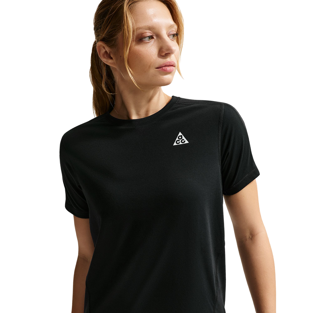 Nike W's Acg Dri-Fit Short-Sleeve Trail Running Top Black/Summit White