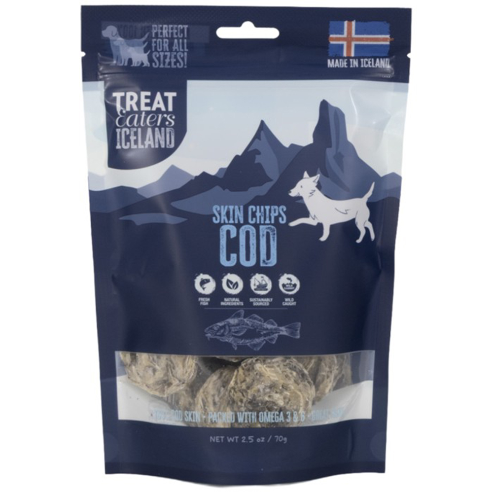 Treateaters Iceland Cod Skin Chips 70 G