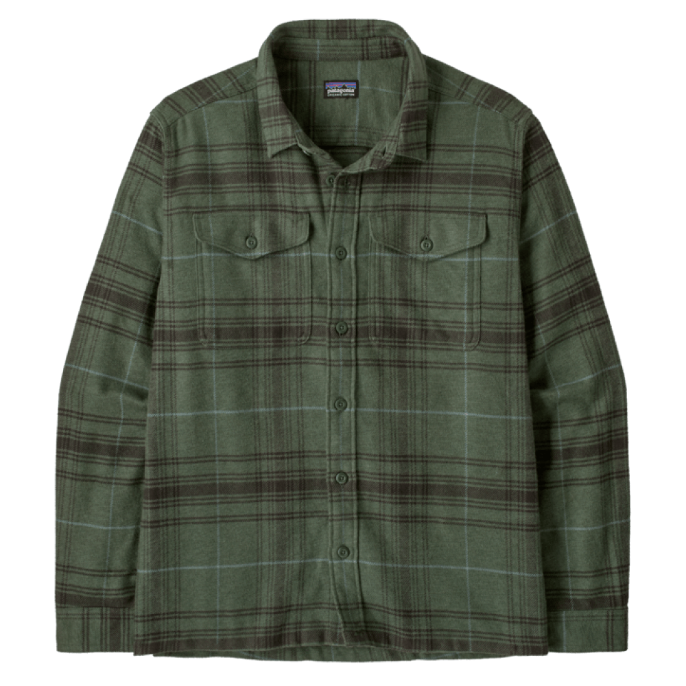 Patagonia M's Fjord Flannel Shirt Dissolve: Treeline Green