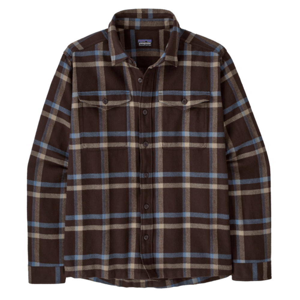 Patagonia M's Fjord Flannel Shirt Crossing: Den Brown