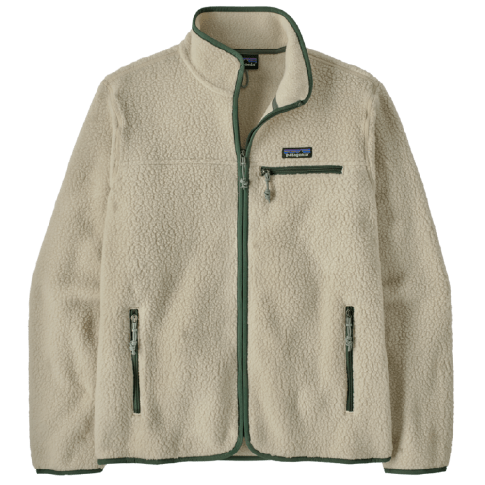 Patagonia M's Retro Pile Jkt Pelican W/Canopy Green