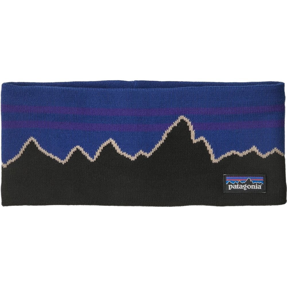 Patagonia Powder Town Headband Classic Fitz Roy: P6 Blue