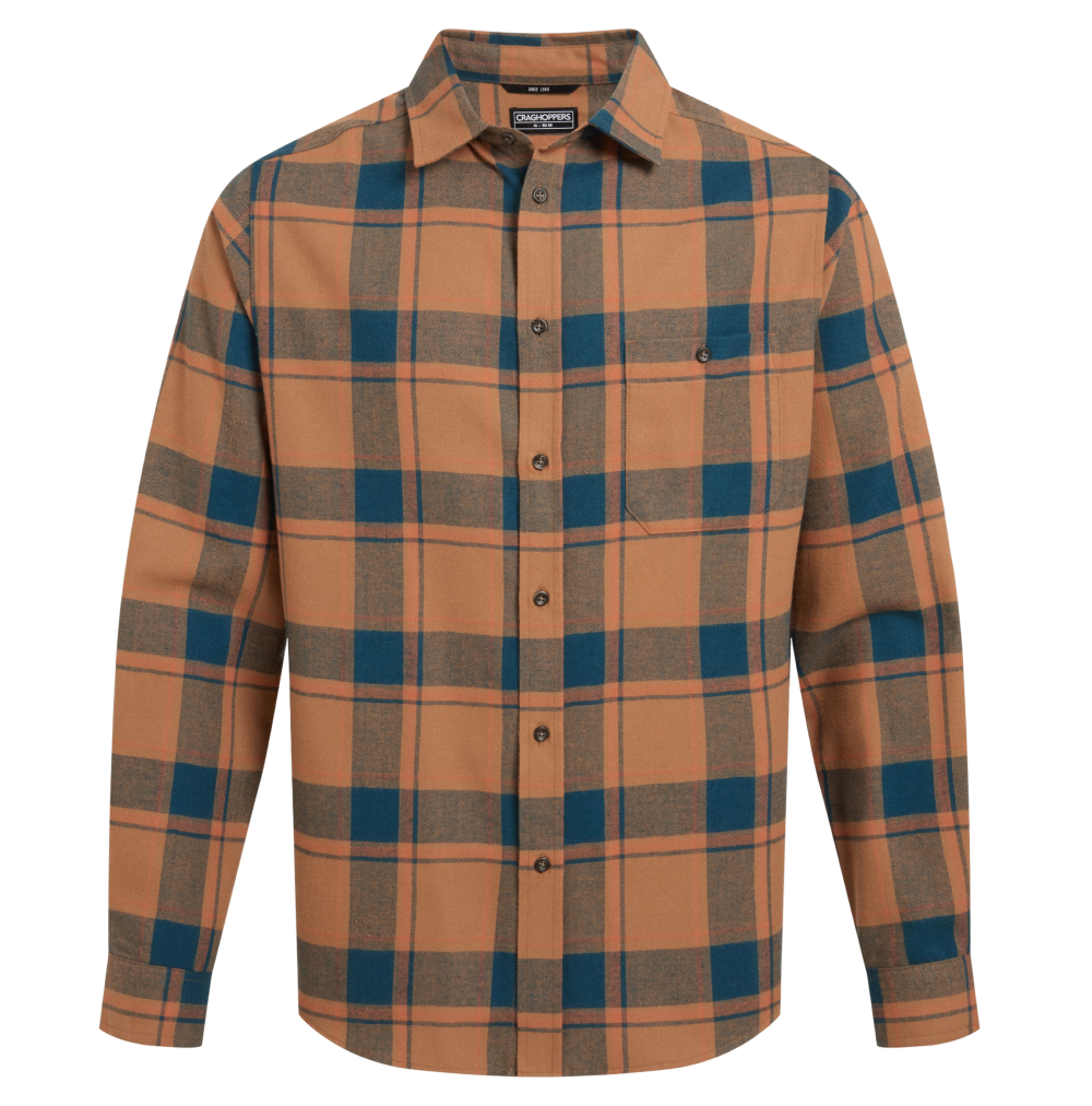Craghoppers Rowan Long Sleeved Check Shirt Boulder Check