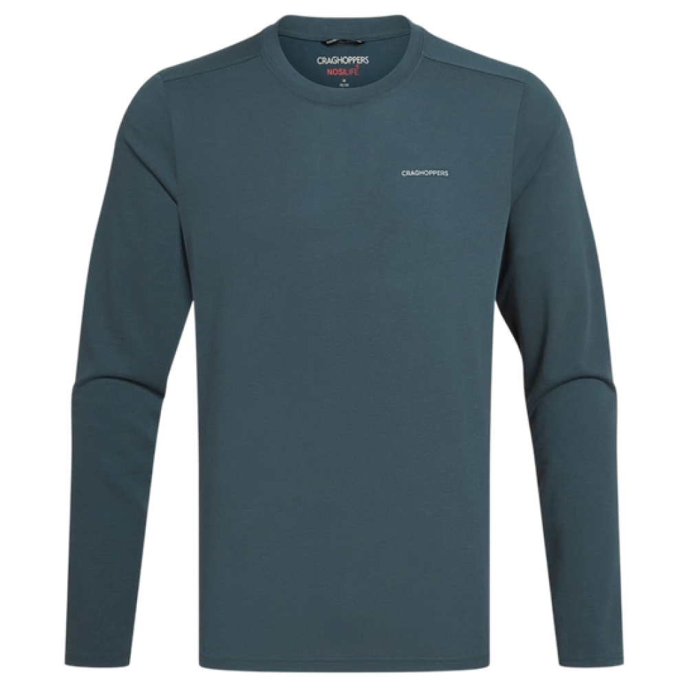 Craghoppers Nosilife Abel Long Sleeved T-shirt Blue Stone