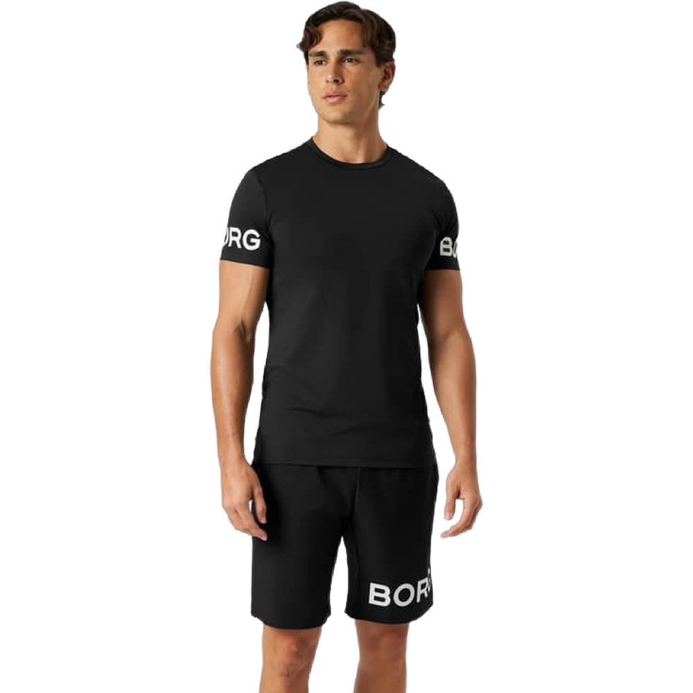 Björn Borg Borg T-Shirt Black White Logo