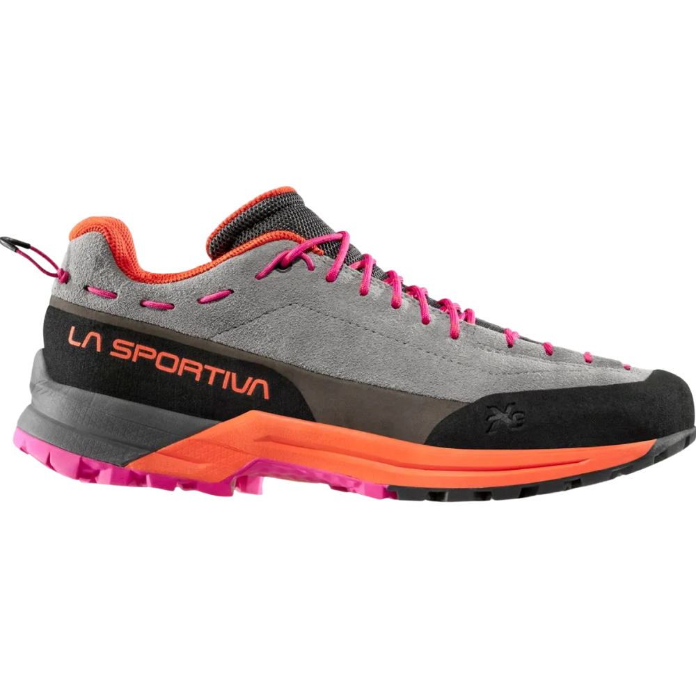 La Sportiva TX Guide Leather Woman Grey/Cherry Tomato
