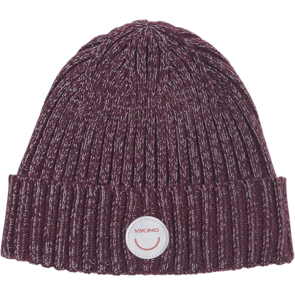 Viking Fun Reflex Beanie Plum