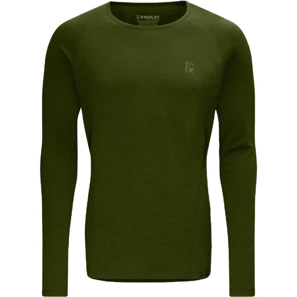 Swazi Hoodoo Merino Long Sleeve Top Olive