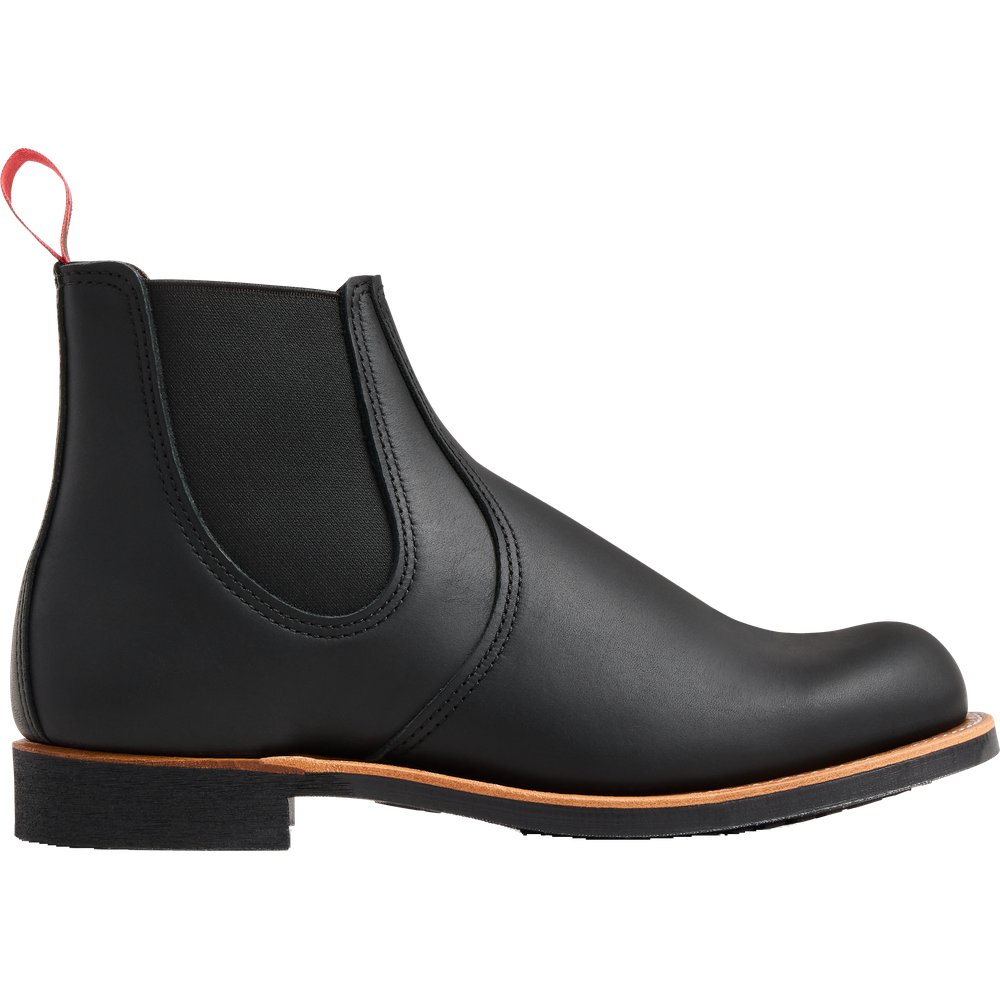 Red Wing Shoes Chelsea Rancher Black Harness