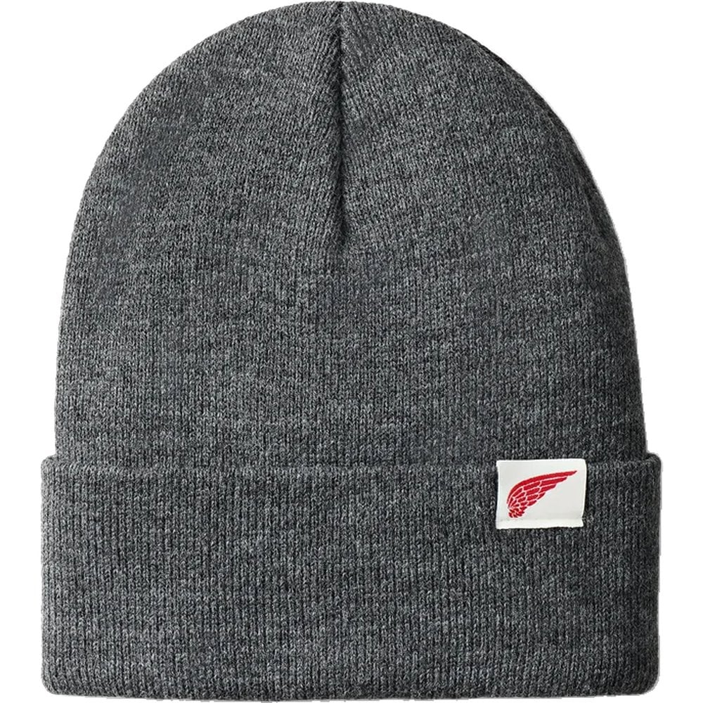 Red Wing Shoes Logo Knit Beanie Dark Gray Heather