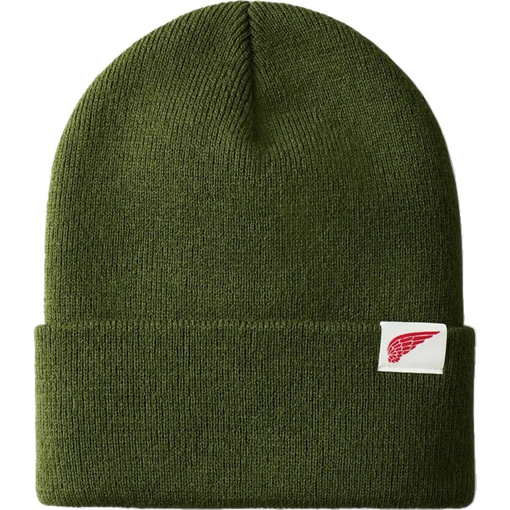 Red Wing Shoes Logo Knit Beanie Olive