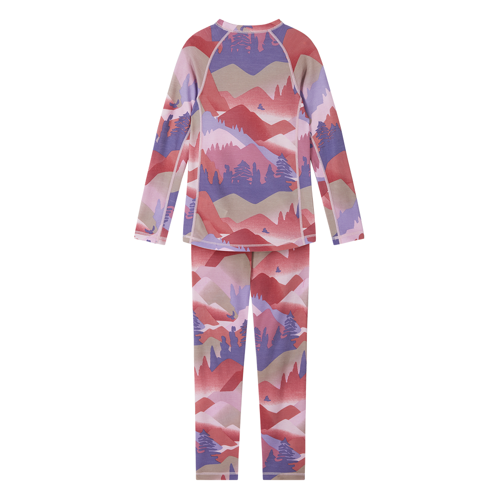 Reima Taitoa Base Layer Grey Pink