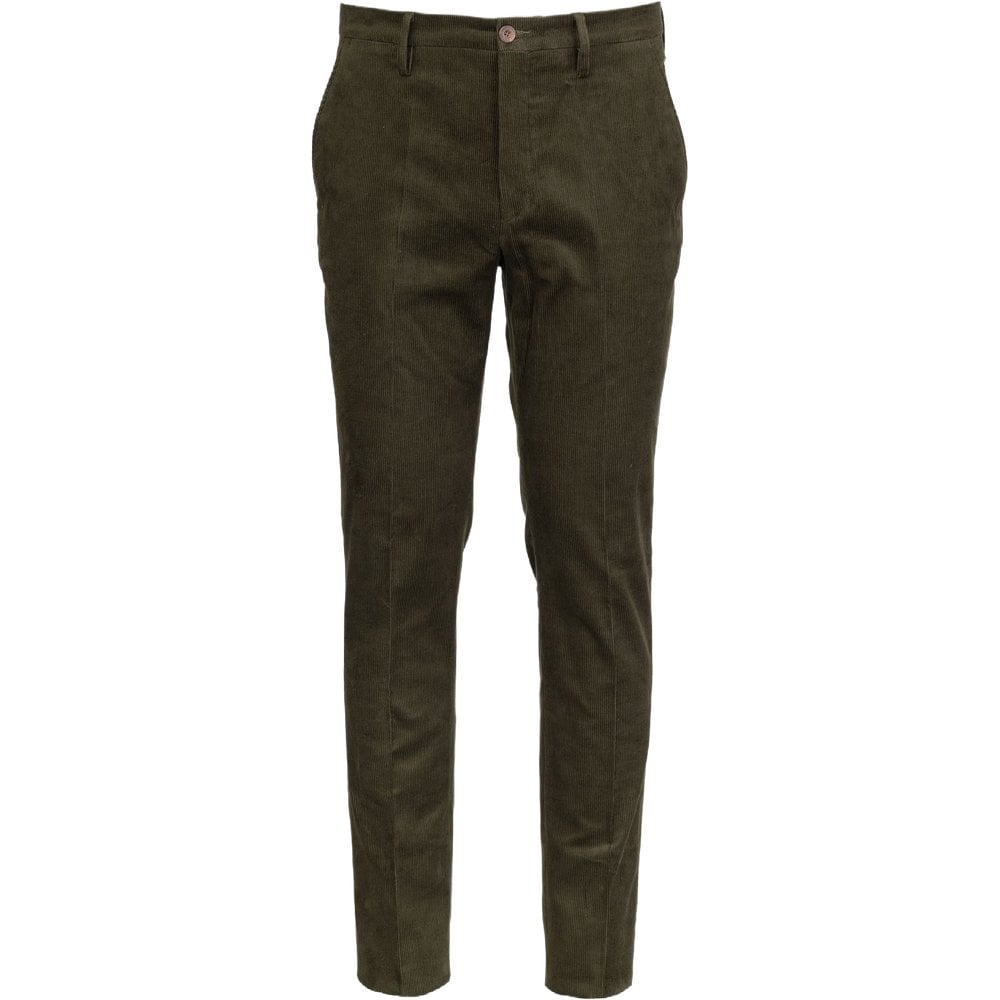 Laksen Barton Corduroy Trousers Forest