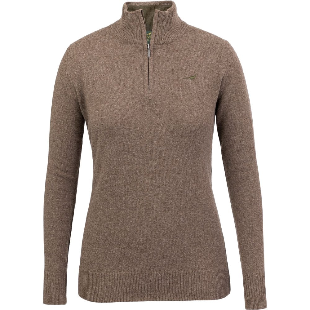 Laksen Tyne Zip Neck Camel