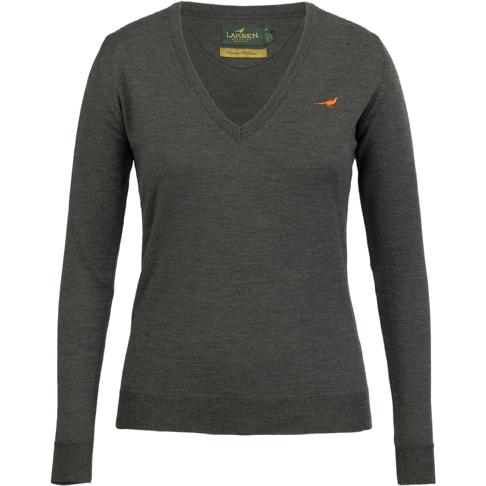 Laksen Camilla V-Neck Loden Green