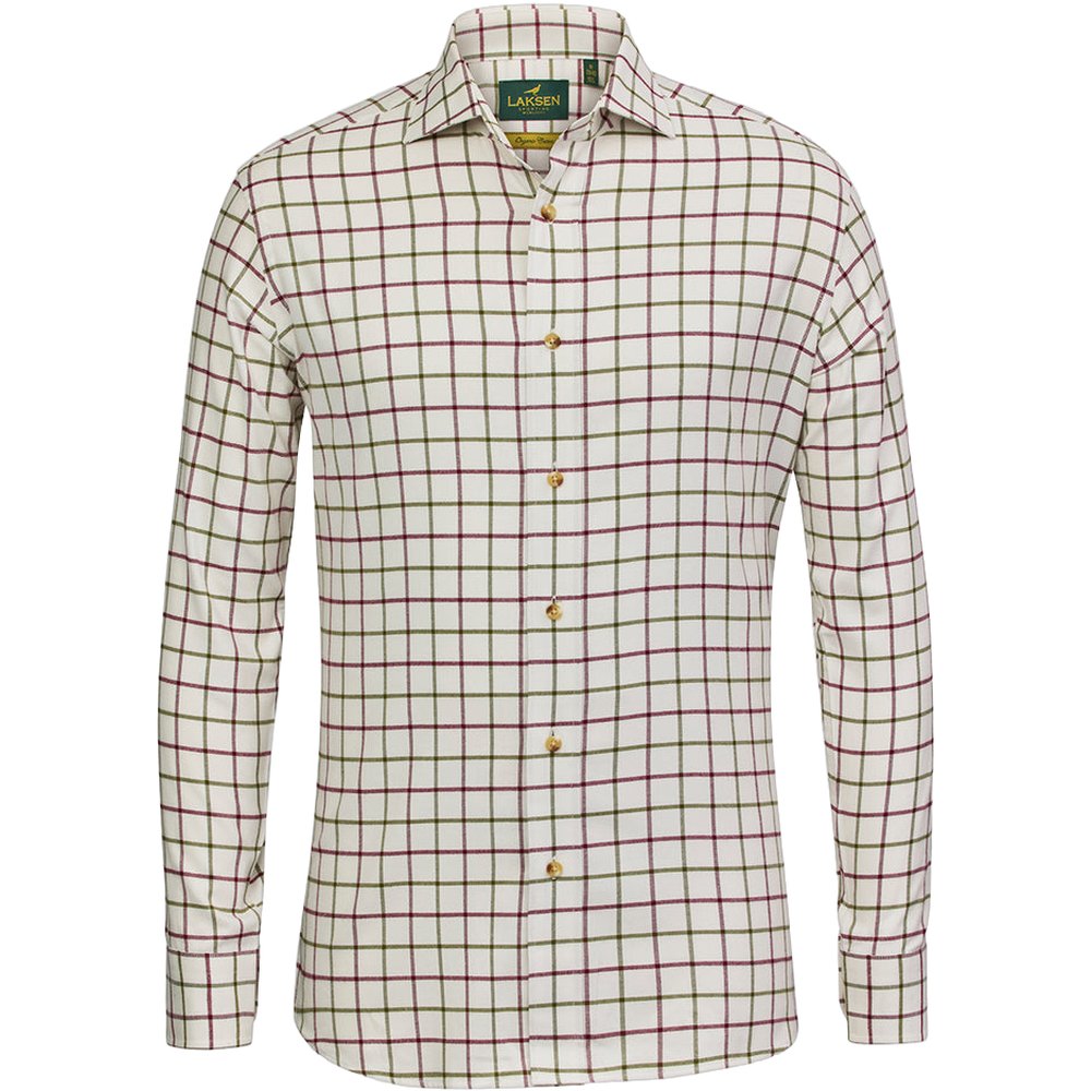 Laksen Brushed Organic Cotton Shirt Karl