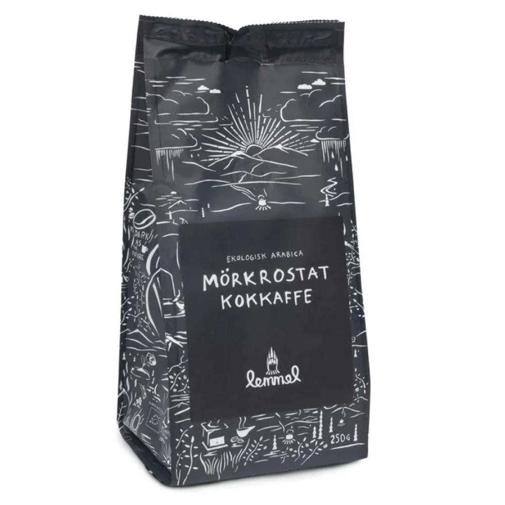 Lemmelkaffe Kokkaffe Organic Dark Roast 250g