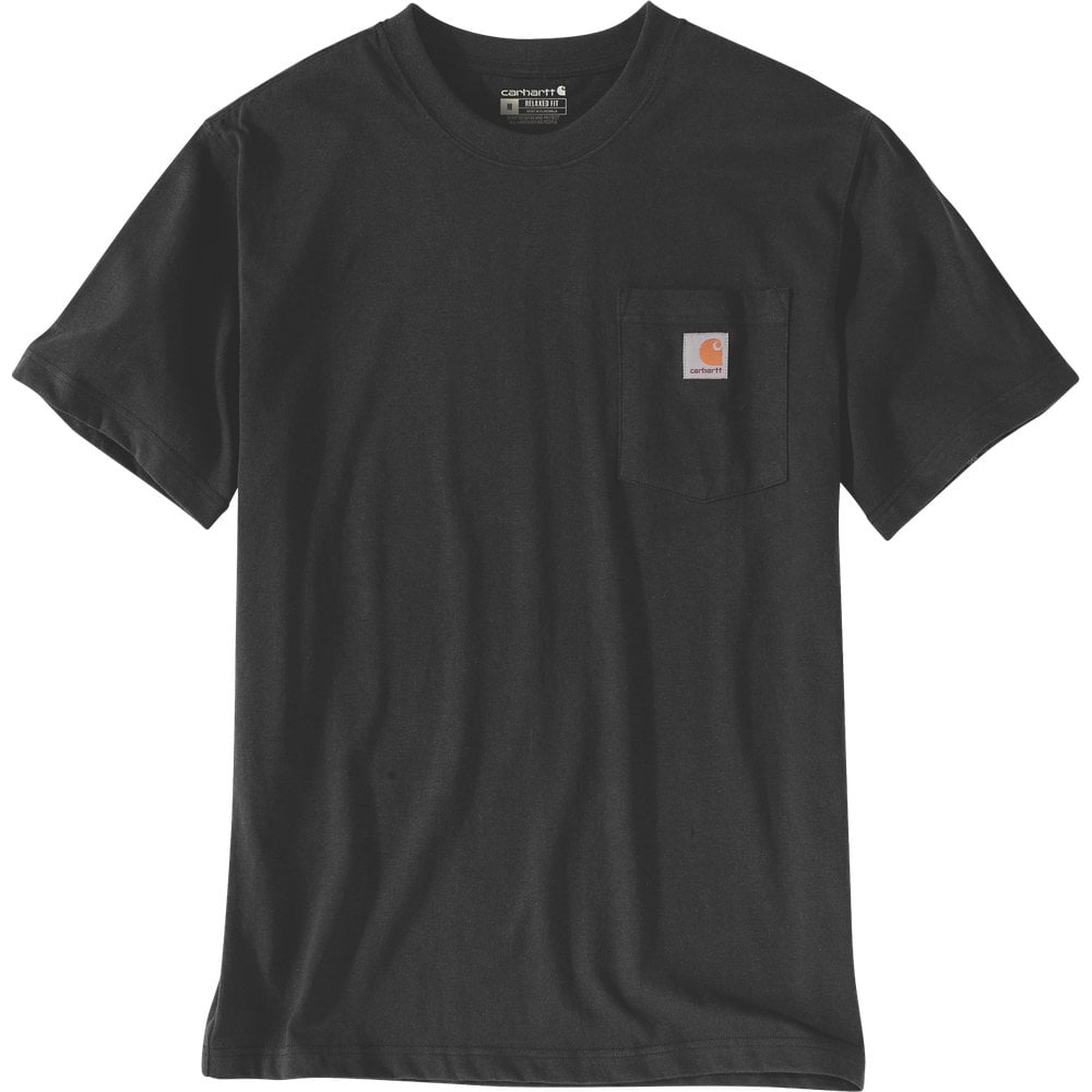 Carhartt Workwear Dearborn Relaxed Pocket T-Shirt New Black