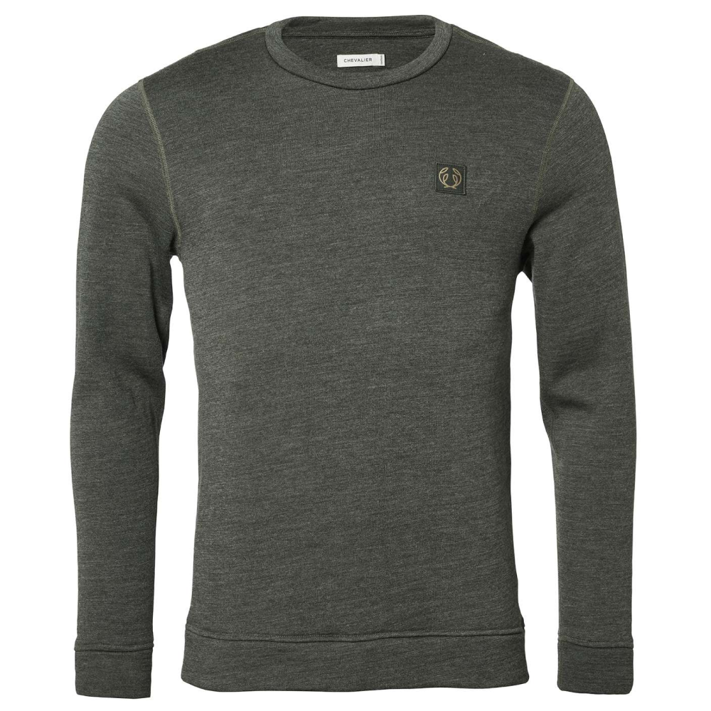 Chevalier Grizzly Wool Sweatshirt Men Midnight Pine