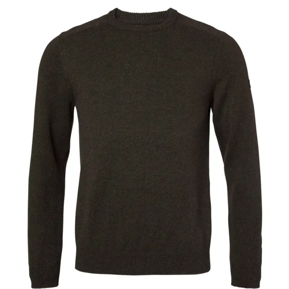 Chevalier Milford O-Neck Wool Pullover Men Antler Brown