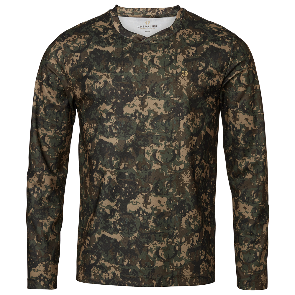 Chevalier Stalker Technical Longsleeve T-shirt Men Antler Camouflage
