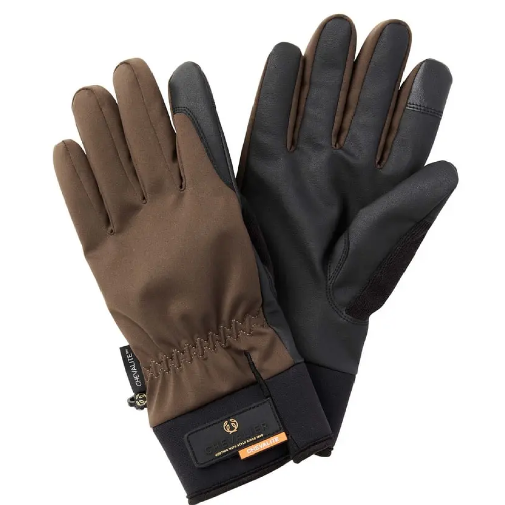 Chevalier Waterproof Warm Shooting Gloves Leather Brown