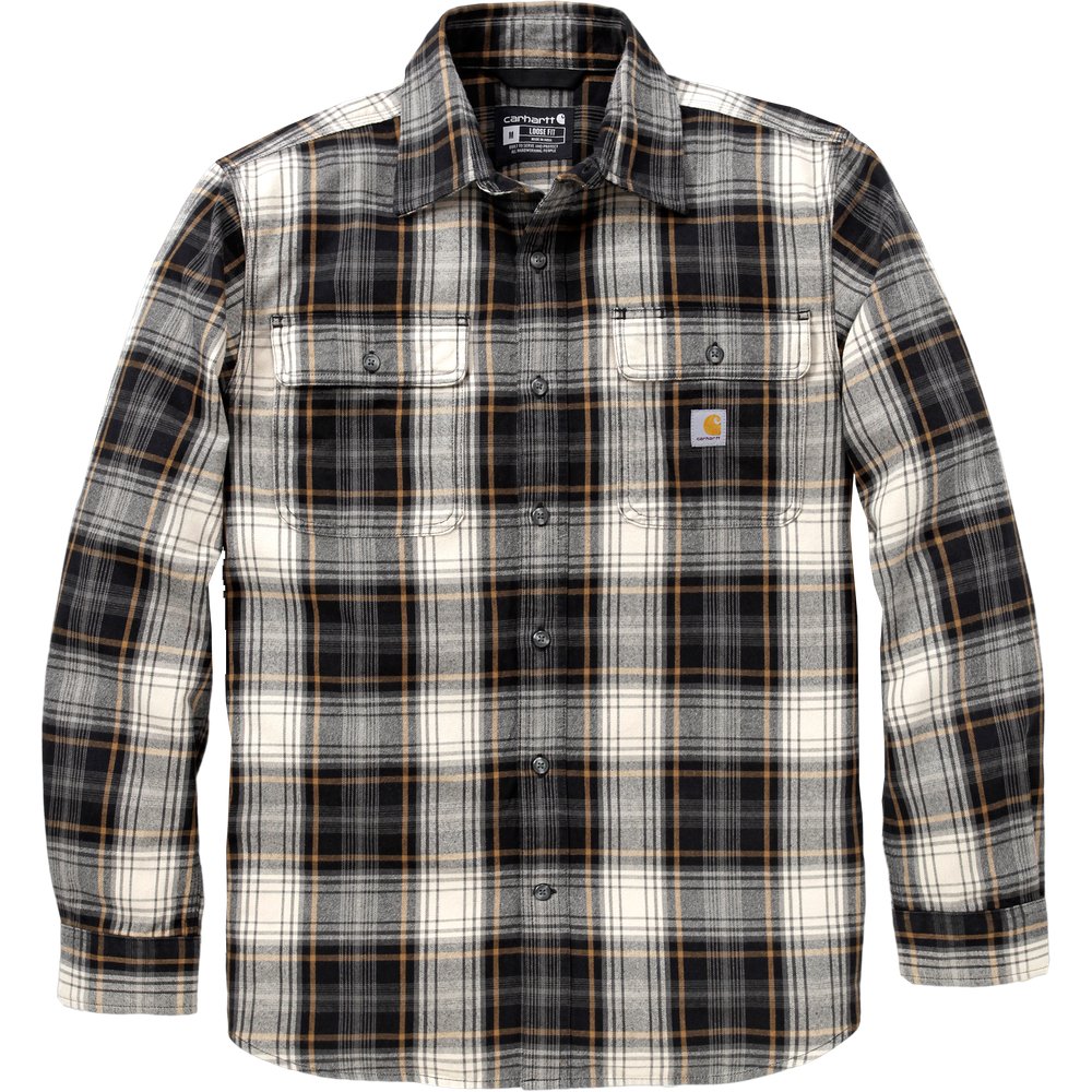 Carhartt Workwear M's Hubbard Loose LS Plaid Shirt Black