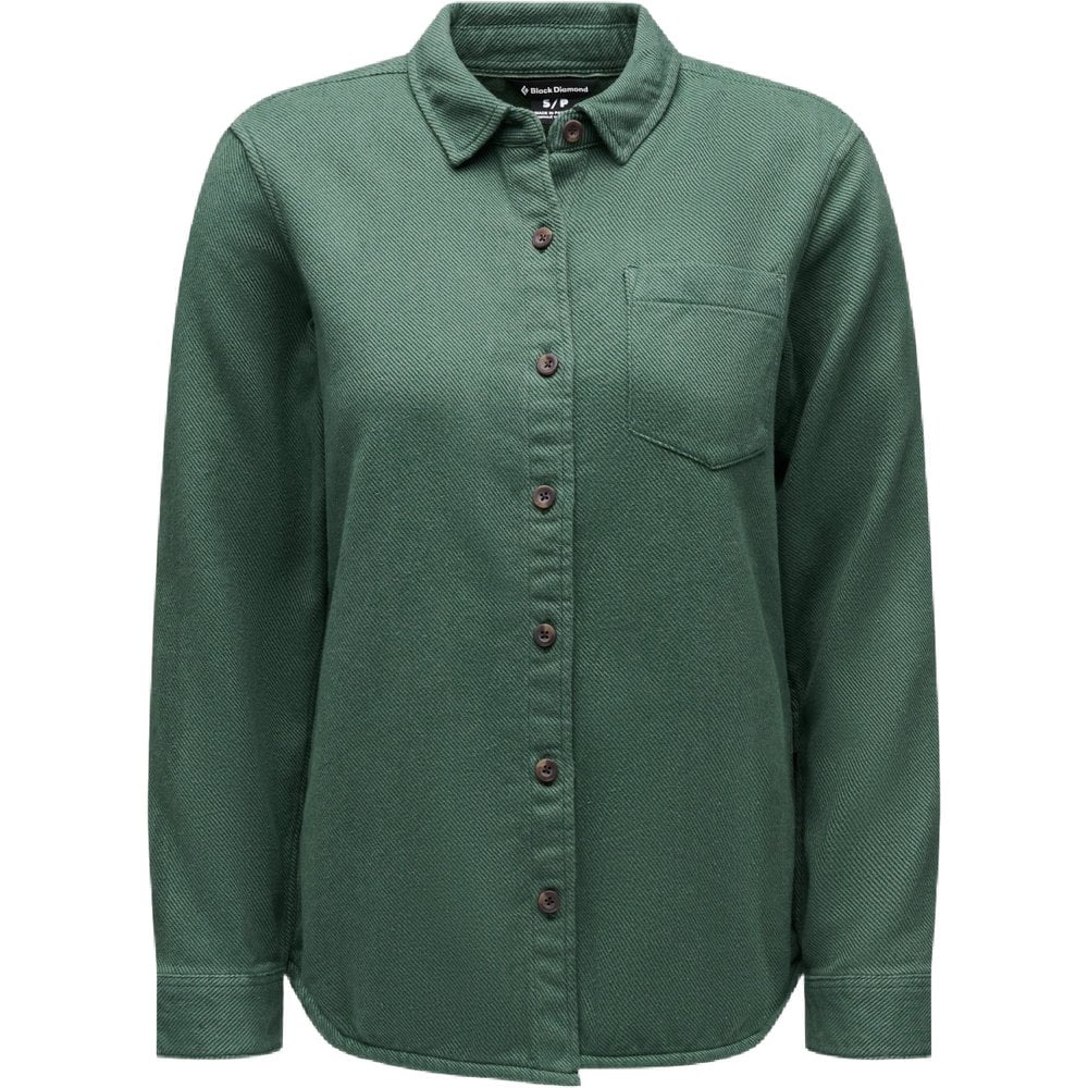 Black Diamond W Project Flannel Laurel Green