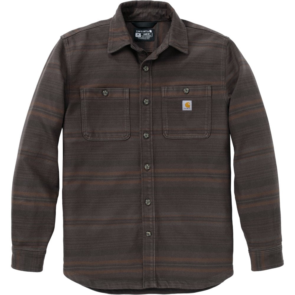 Carhartt Workwear Everett Loose Ls Plaid Shirt Dark Clove