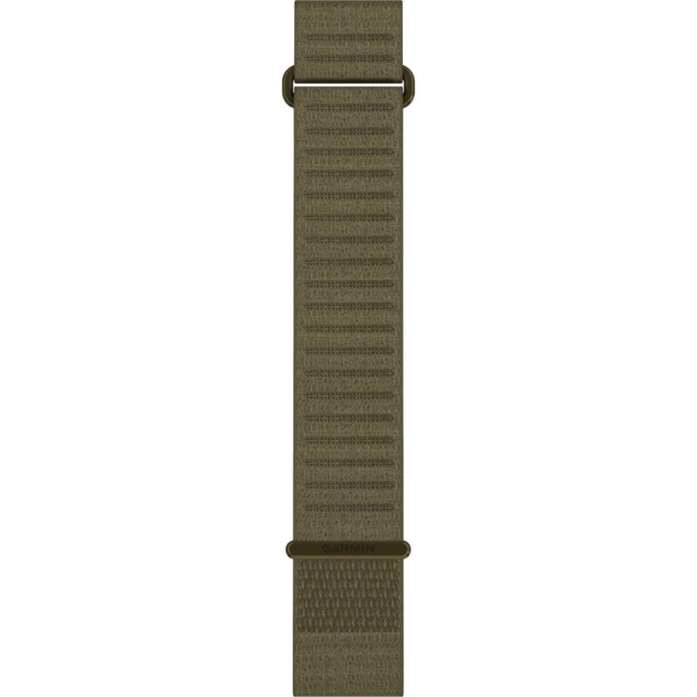 Garmin Quickfit 22 Watch Band Long Drab Green Comfortfit Fabric