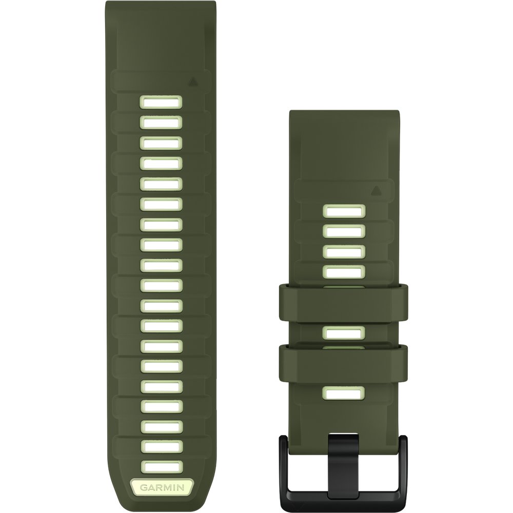 Garmin Quickfit 26 Watch Band Olive Drab/Citron Silicone