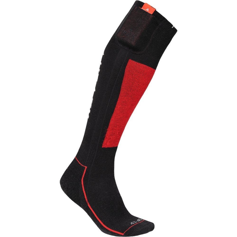HeatX Carve Socks and Battery Red/Black